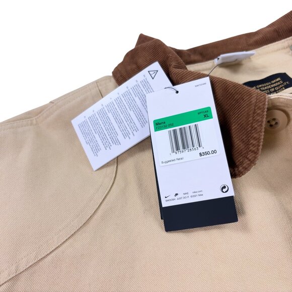 Nike Life Flannel-Lined Canvas Barn Coat Work Jacket Mens Size XL RELAXED FIT - Picture 8 of 14